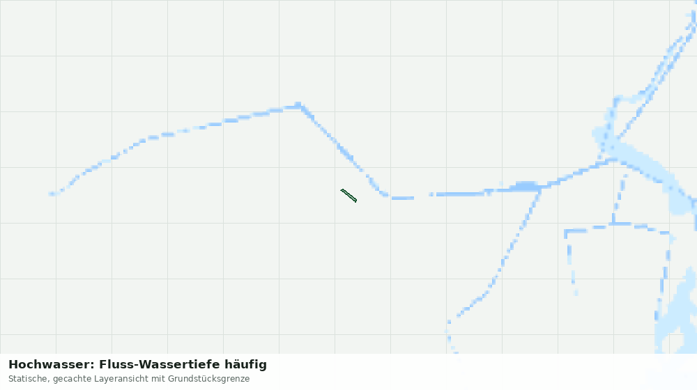 Statische Kartenansicht: Hochwasser: Fluss-Wassertiefe häufig