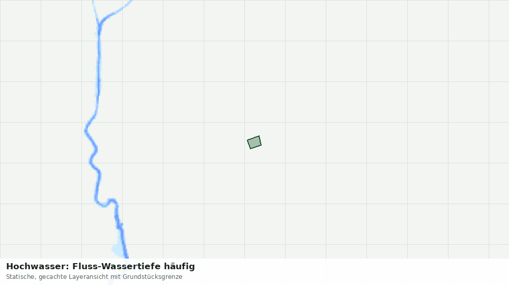 Statische Kartenansicht: Hochwasser: Fluss-Wassertiefe häufig