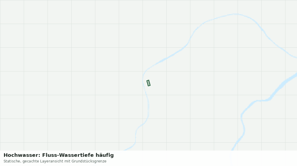 Statische Kartenansicht: Hochwasser: Fluss-Wassertiefe häufig