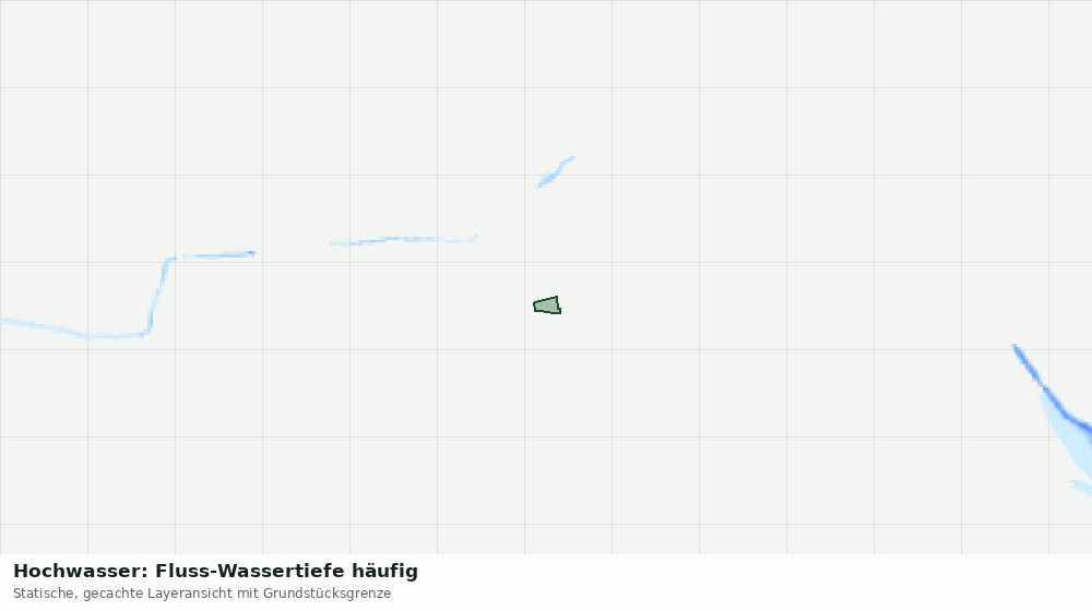 Statische Kartenansicht: Hochwasser: Fluss-Wassertiefe häufig