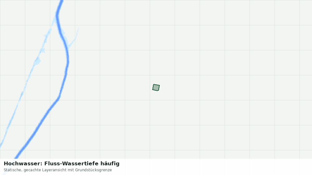 Statische Kartenansicht: Hochwasser: Fluss-Wassertiefe häufig