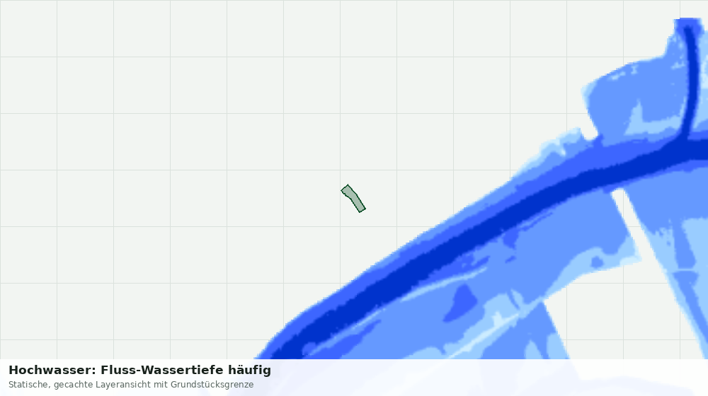 Statische Kartenansicht: Hochwasser: Fluss-Wassertiefe häufig