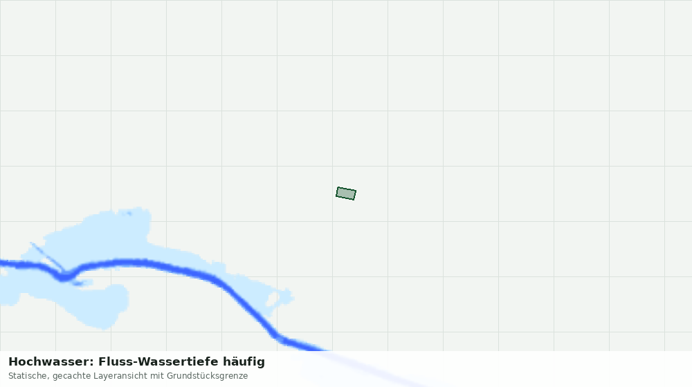 Statische Kartenansicht: Hochwasser: Fluss-Wassertiefe häufig