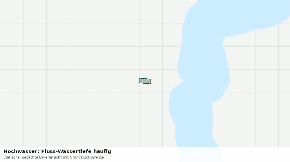 Statische Kartenansicht: Hochwasser: Fluss-Wassertiefe häufig