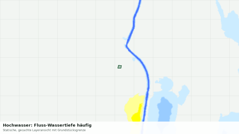 Statische Kartenansicht: Hochwasser: Fluss-Wassertiefe häufig