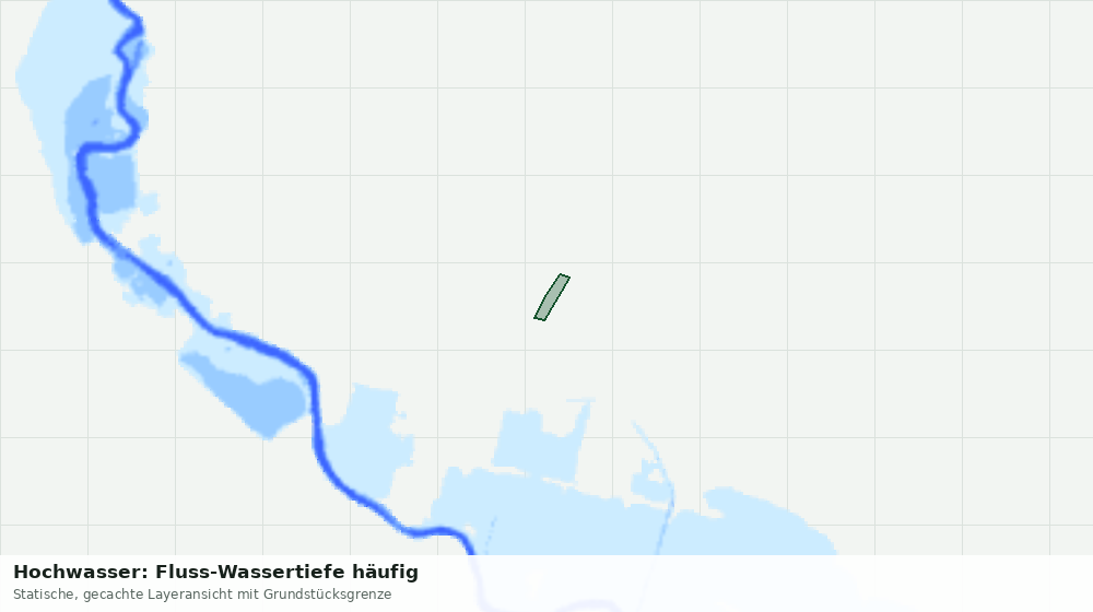 Statische Kartenansicht: Hochwasser: Fluss-Wassertiefe häufig