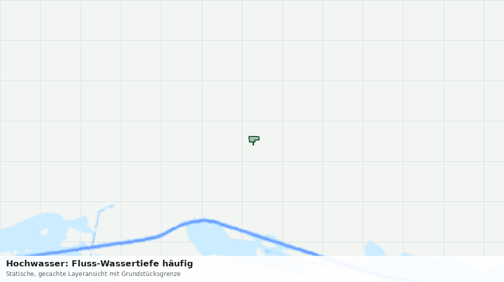 Statische Kartenansicht: Hochwasser: Fluss-Wassertiefe häufig