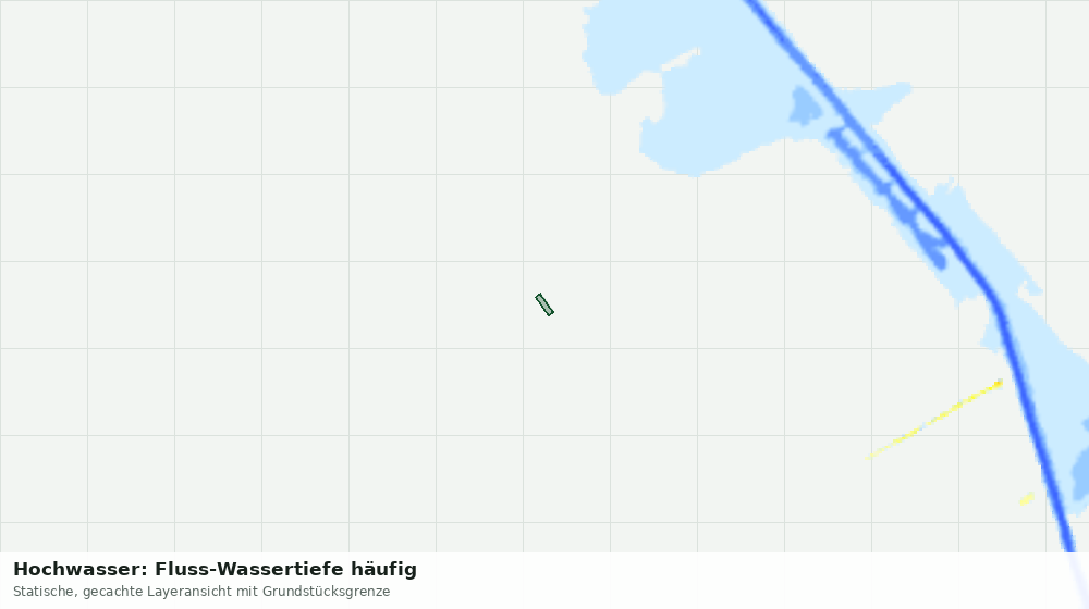 Statische Kartenansicht: Hochwasser: Fluss-Wassertiefe häufig