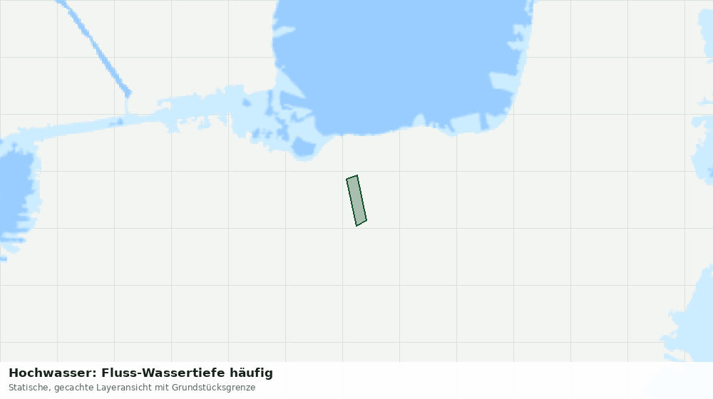 Statische Kartenansicht: Hochwasser: Fluss-Wassertiefe häufig