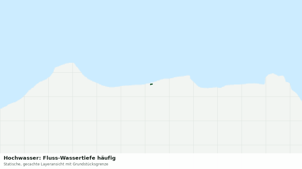 Statische Kartenansicht: Hochwasser: Fluss-Wassertiefe häufig