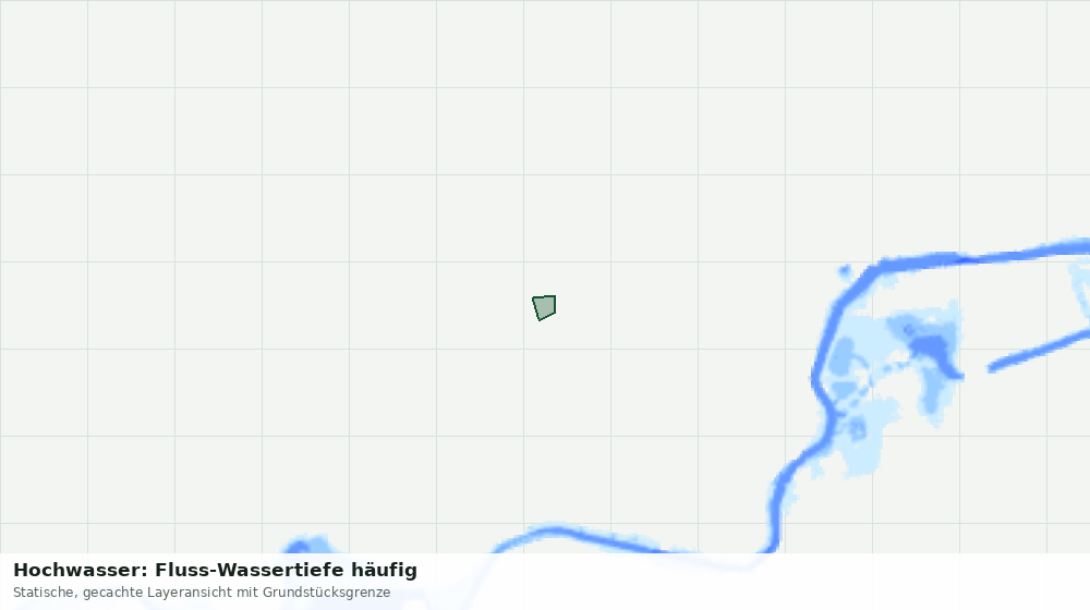 Statische Kartenansicht: Hochwasser: Fluss-Wassertiefe häufig
