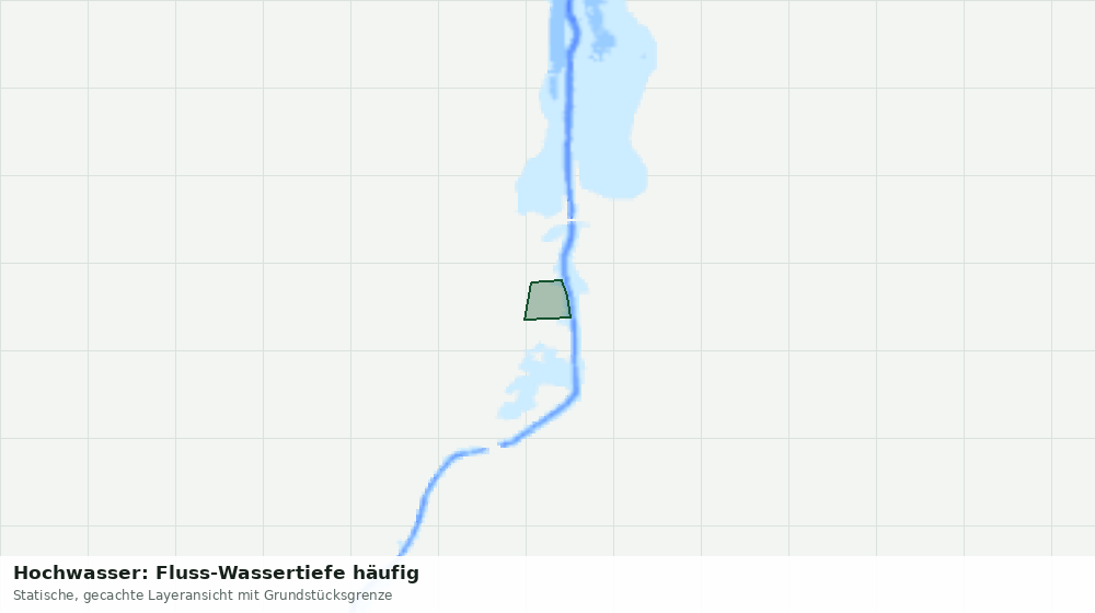 Statische Kartenansicht: Hochwasser: Fluss-Wassertiefe häufig