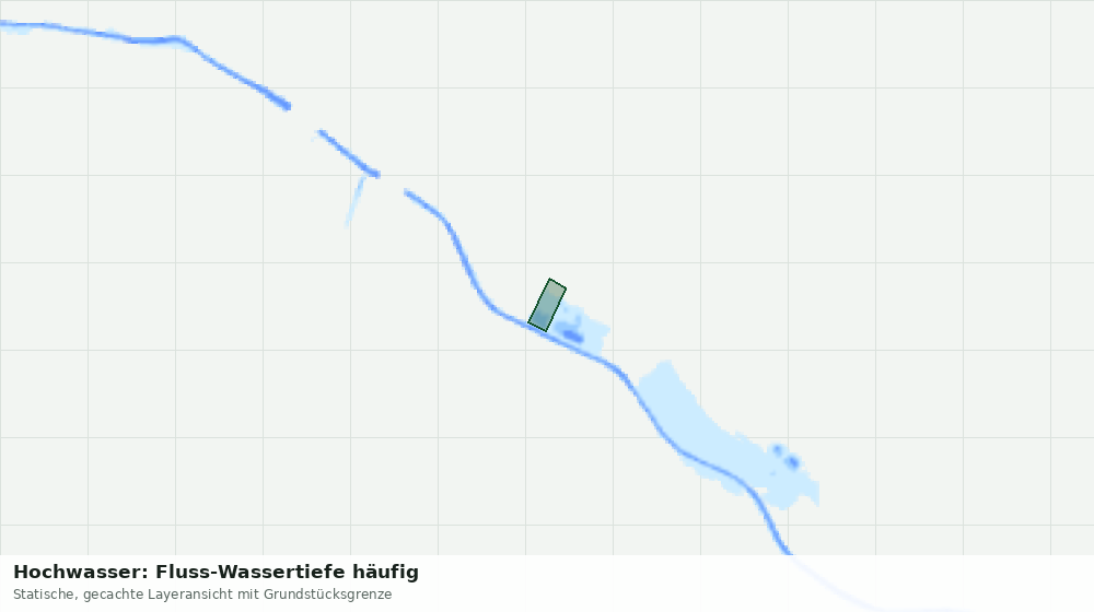 Statische Kartenansicht: Hochwasser: Fluss-Wassertiefe häufig
