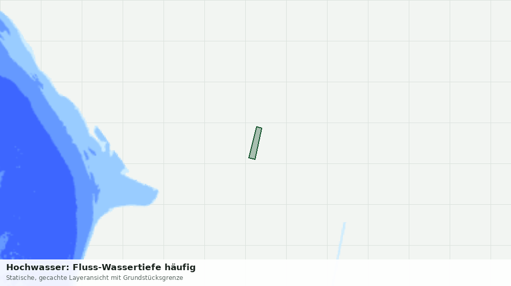 Statische Kartenansicht: Hochwasser: Fluss-Wassertiefe häufig