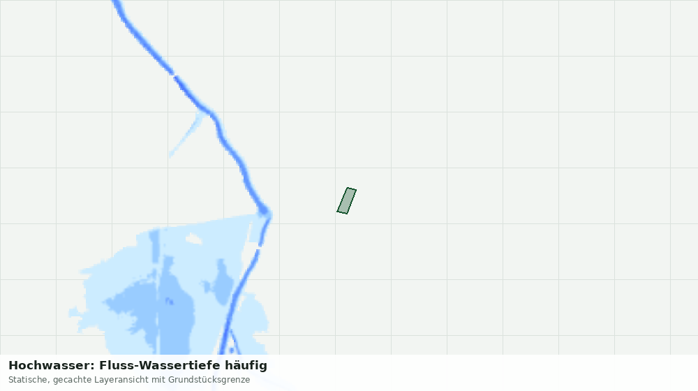Statische Kartenansicht: Hochwasser: Fluss-Wassertiefe häufig