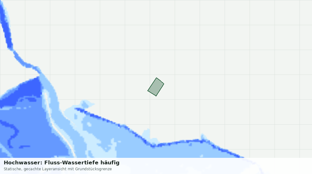 Statische Kartenansicht: Hochwasser: Fluss-Wassertiefe häufig