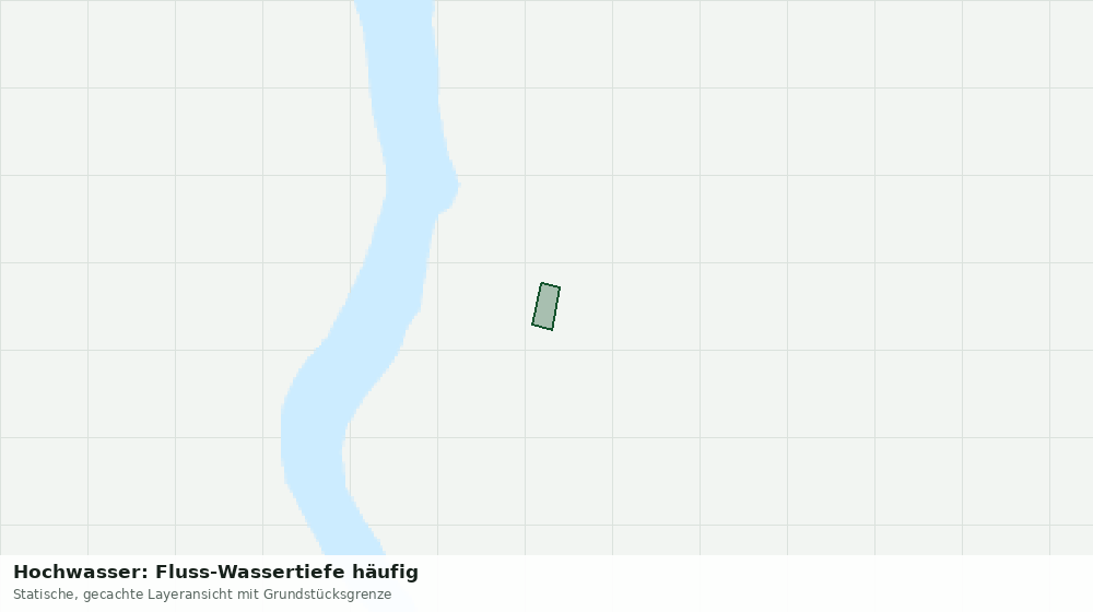 Statische Kartenansicht: Hochwasser: Fluss-Wassertiefe häufig