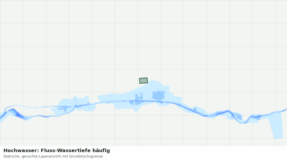 Statische Kartenansicht: Hochwasser: Fluss-Wassertiefe häufig