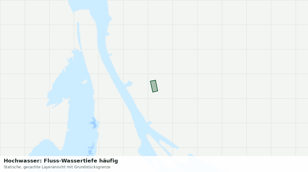 Statische Kartenansicht: Hochwasser: Fluss-Wassertiefe häufig