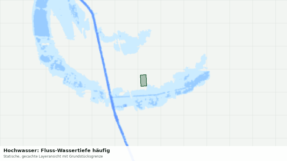 Statische Kartenansicht: Hochwasser: Fluss-Wassertiefe häufig