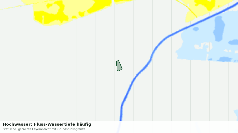 Statische Kartenansicht: Hochwasser: Fluss-Wassertiefe häufig