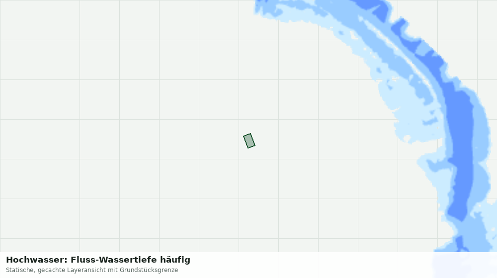 Statische Kartenansicht: Hochwasser: Fluss-Wassertiefe häufig
