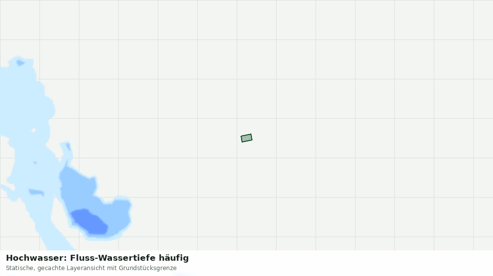 Statische Kartenansicht: Hochwasser: Fluss-Wassertiefe häufig