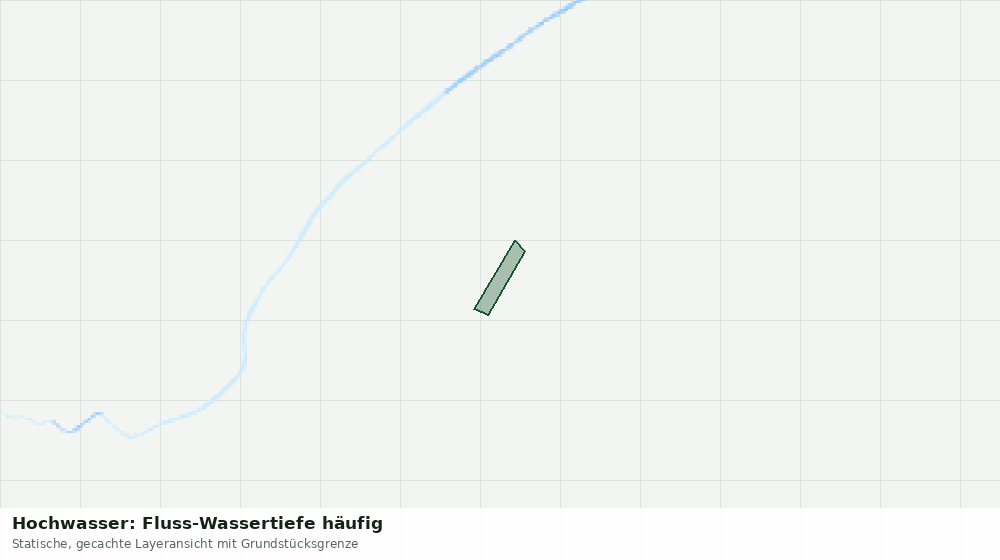 Statische Kartenansicht: Hochwasser: Fluss-Wassertiefe häufig