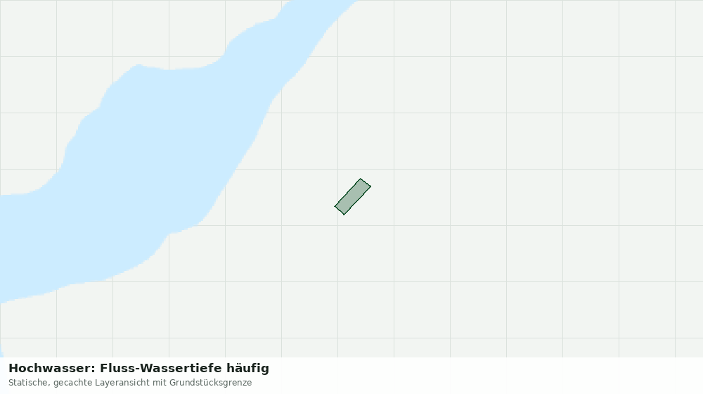 Statische Kartenansicht: Hochwasser: Fluss-Wassertiefe häufig