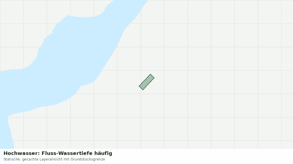 Statische Kartenansicht: Hochwasser: Fluss-Wassertiefe häufig