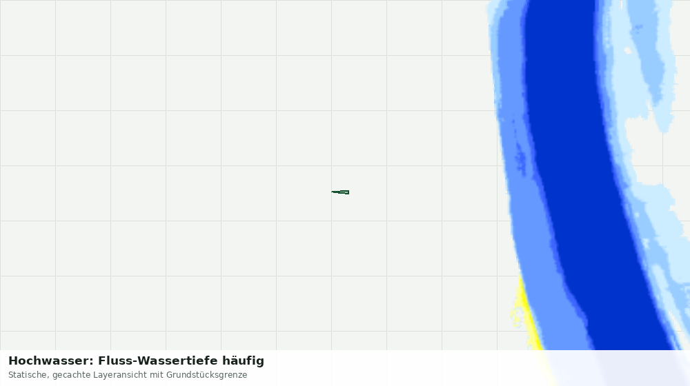 Statische Kartenansicht: Hochwasser: Fluss-Wassertiefe häufig