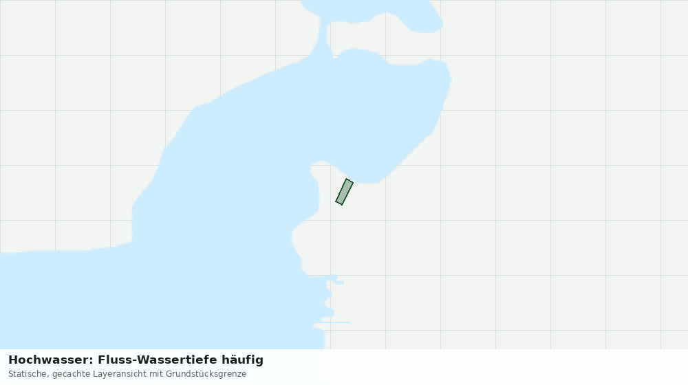 Statische Kartenansicht: Hochwasser: Fluss-Wassertiefe häufig