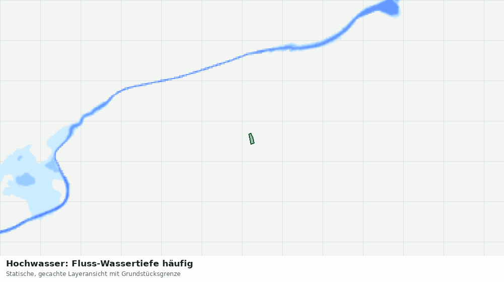 Statische Kartenansicht: Hochwasser: Fluss-Wassertiefe häufig