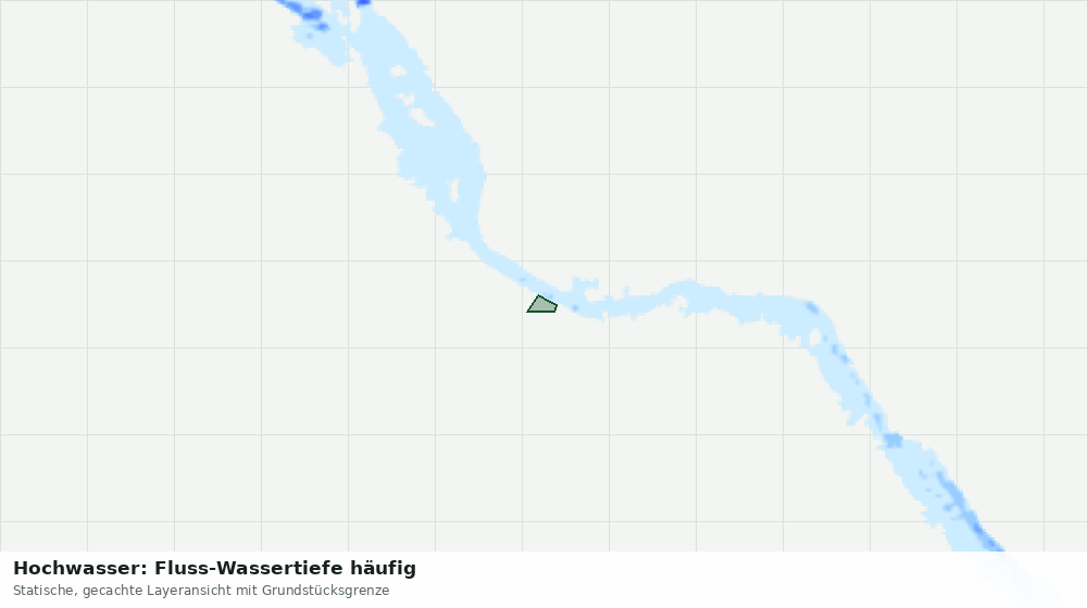 Statische Kartenansicht: Hochwasser: Fluss-Wassertiefe häufig
