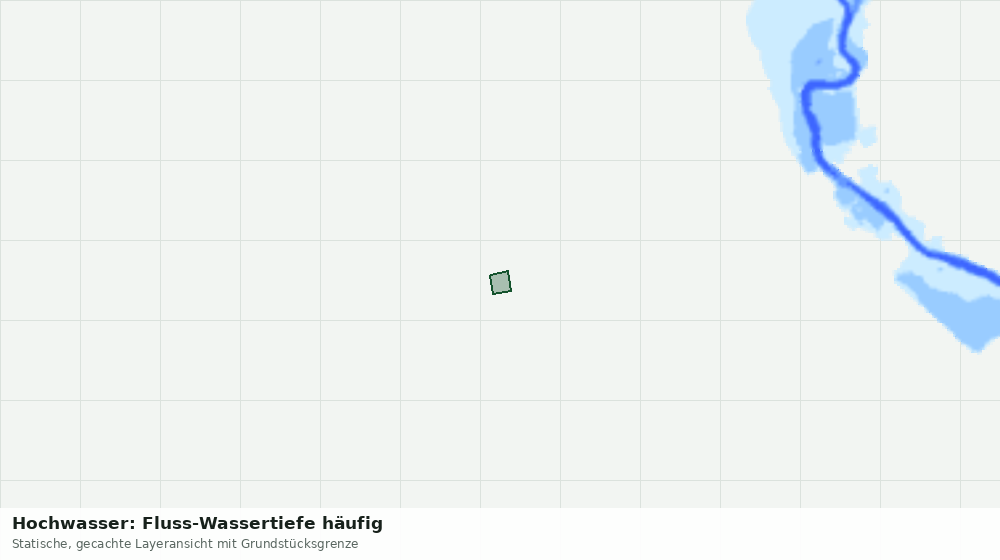 Statische Kartenansicht: Hochwasser: Fluss-Wassertiefe häufig