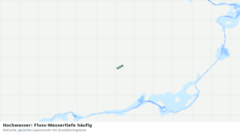Statische Kartenansicht: Hochwasser: Fluss-Wassertiefe häufig