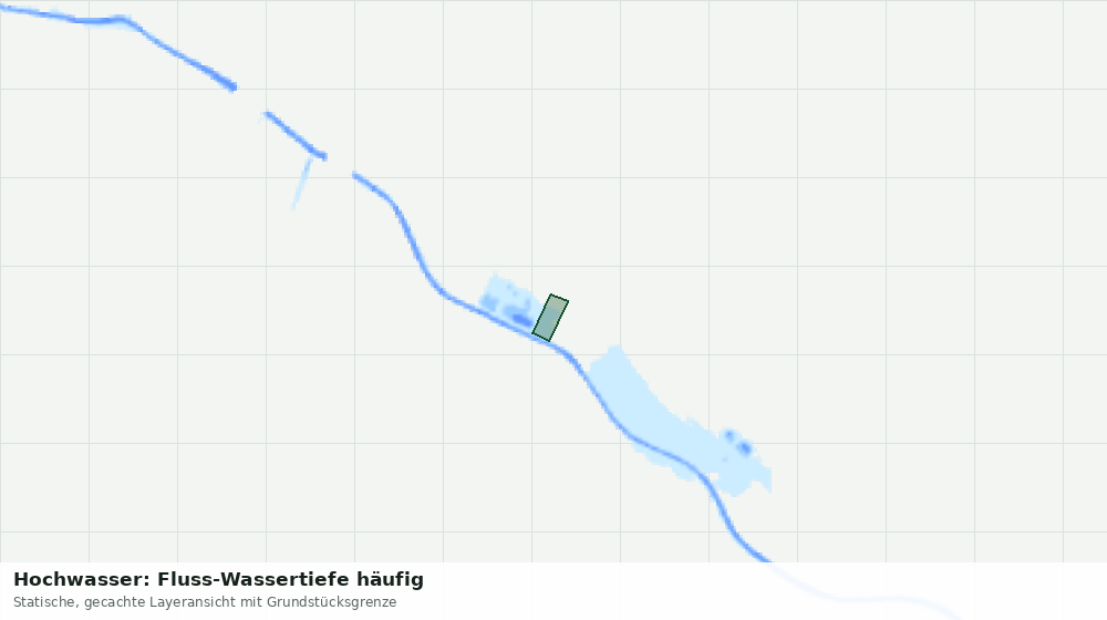 Statische Kartenansicht: Hochwasser: Fluss-Wassertiefe häufig