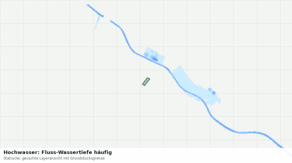 Statische Kartenansicht: Hochwasser: Fluss-Wassertiefe häufig