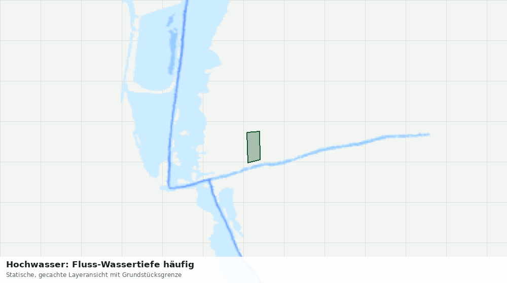 Statische Kartenansicht: Hochwasser: Fluss-Wassertiefe häufig