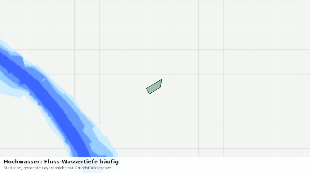 Statische Kartenansicht: Hochwasser: Fluss-Wassertiefe häufig