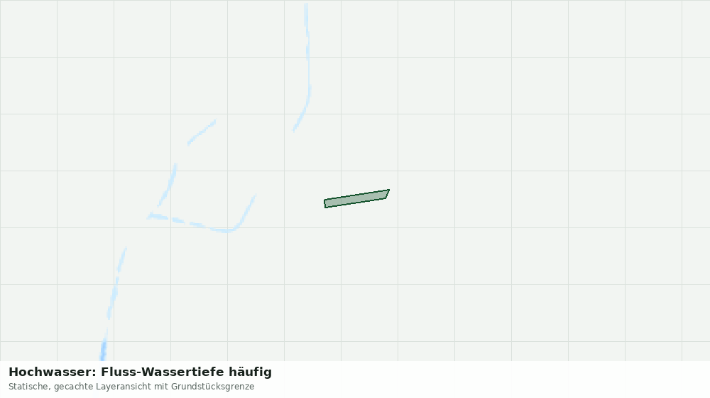 Statische Kartenansicht: Hochwasser: Fluss-Wassertiefe häufig