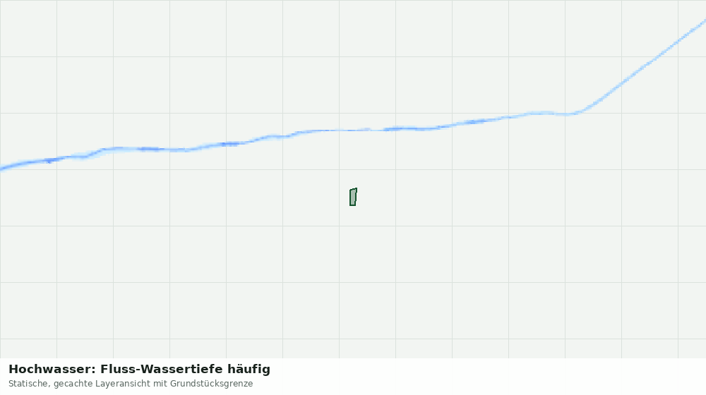 Statische Kartenansicht: Hochwasser: Fluss-Wassertiefe häufig