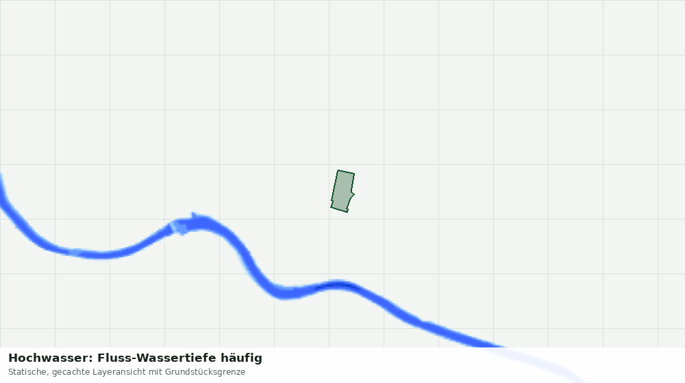 Statische Kartenansicht: Hochwasser: Fluss-Wassertiefe häufig