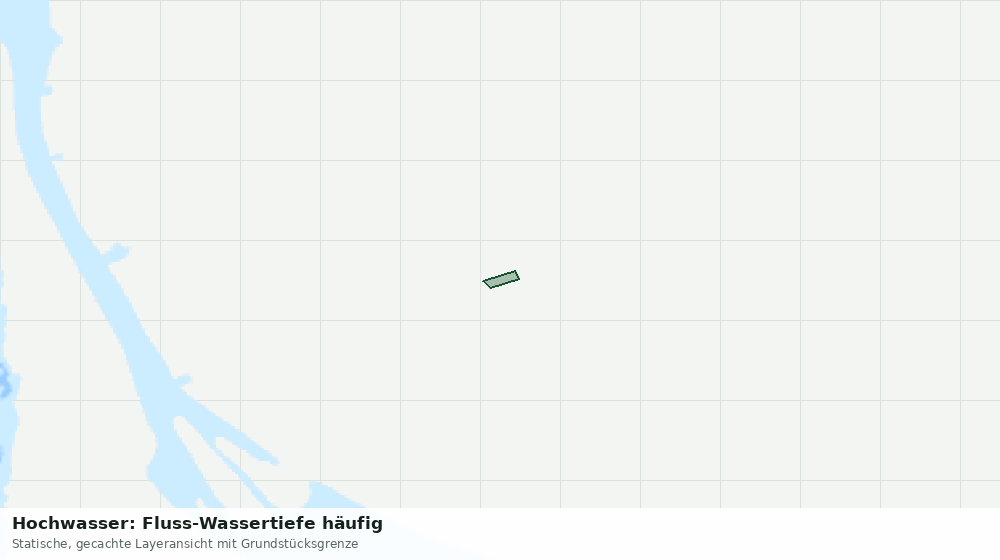 Statische Kartenansicht: Hochwasser: Fluss-Wassertiefe häufig