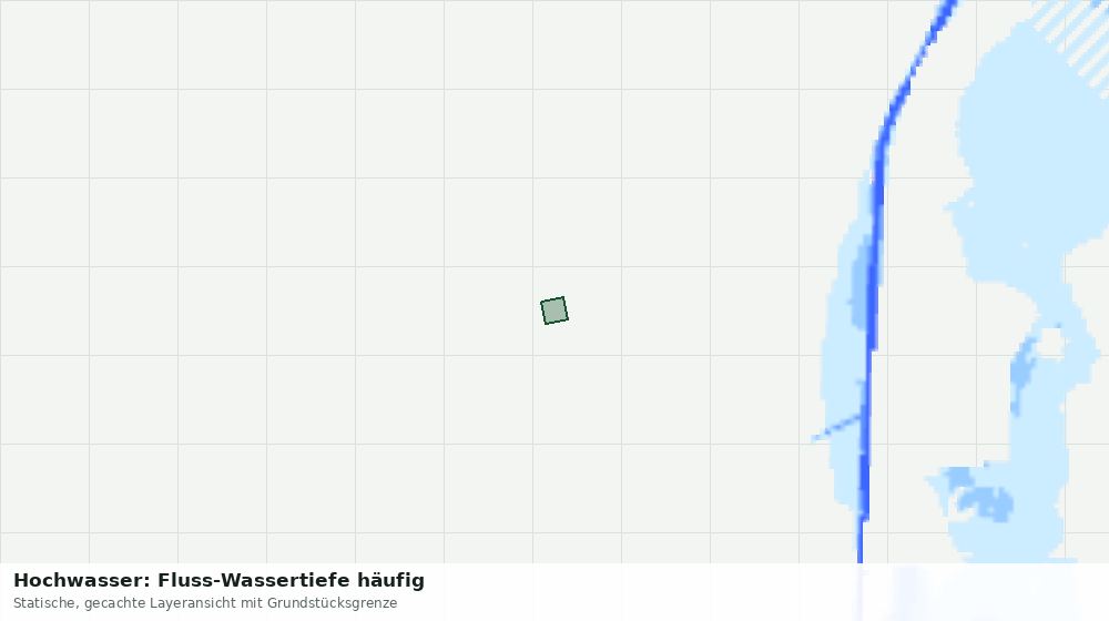 Statische Kartenansicht: Hochwasser: Fluss-Wassertiefe häufig