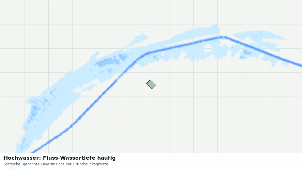 Statische Kartenansicht: Hochwasser: Fluss-Wassertiefe häufig