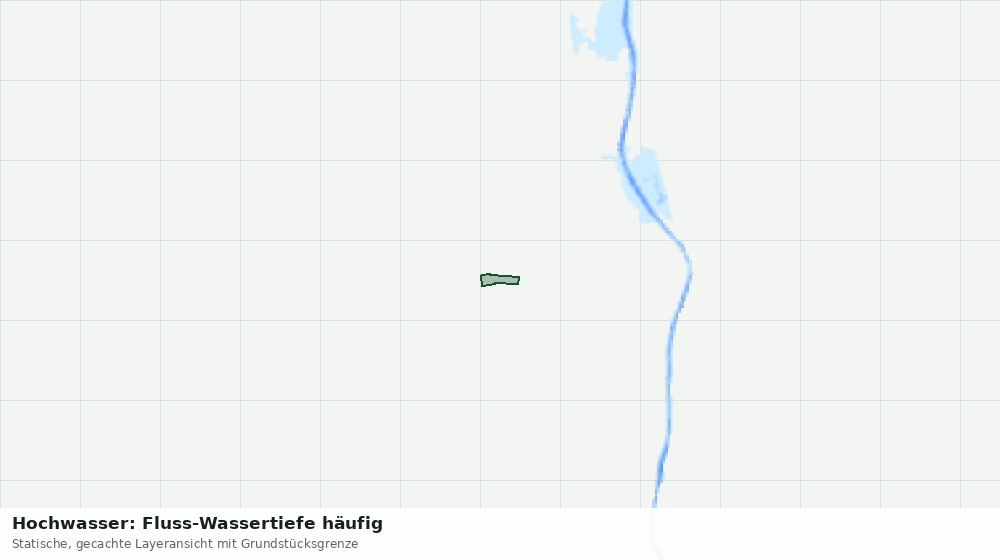 Statische Kartenansicht: Hochwasser: Fluss-Wassertiefe häufig