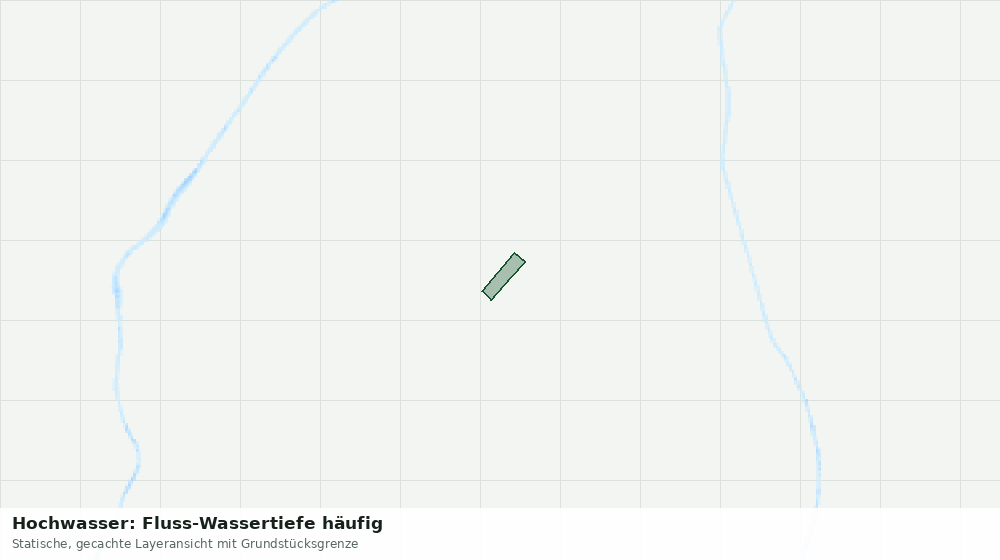 Statische Kartenansicht: Hochwasser: Fluss-Wassertiefe häufig
