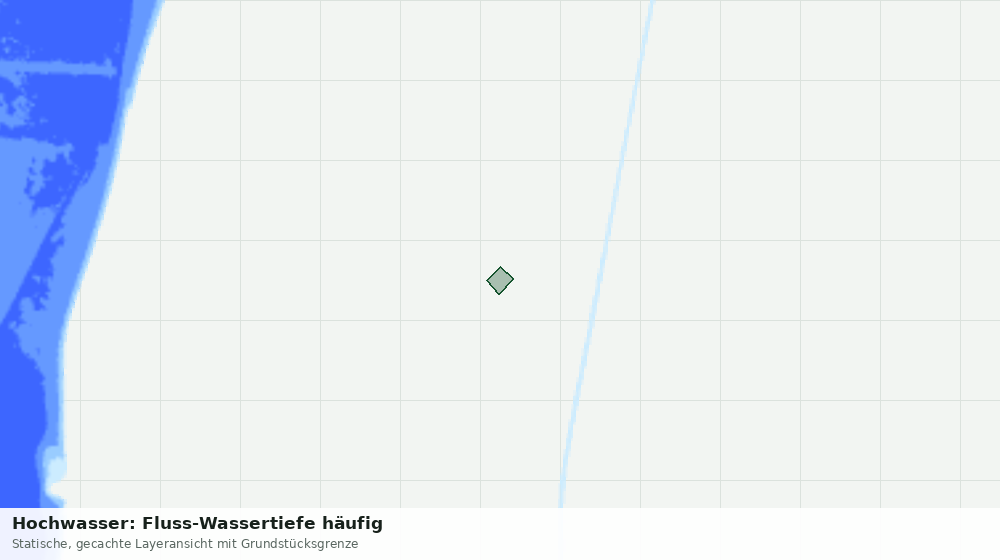 Statische Kartenansicht: Hochwasser: Fluss-Wassertiefe häufig