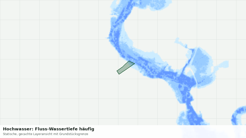 Statische Kartenansicht: Hochwasser: Fluss-Wassertiefe häufig